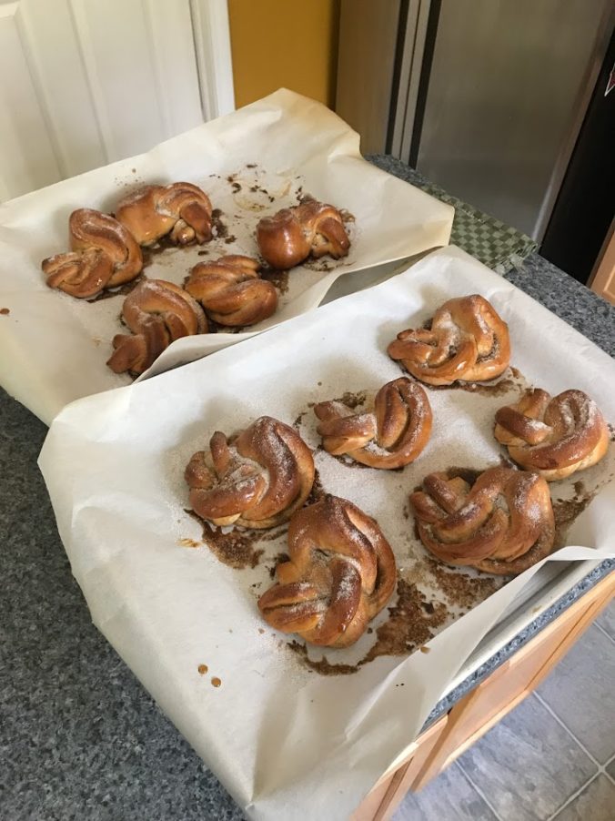 Swedish cardamom buns